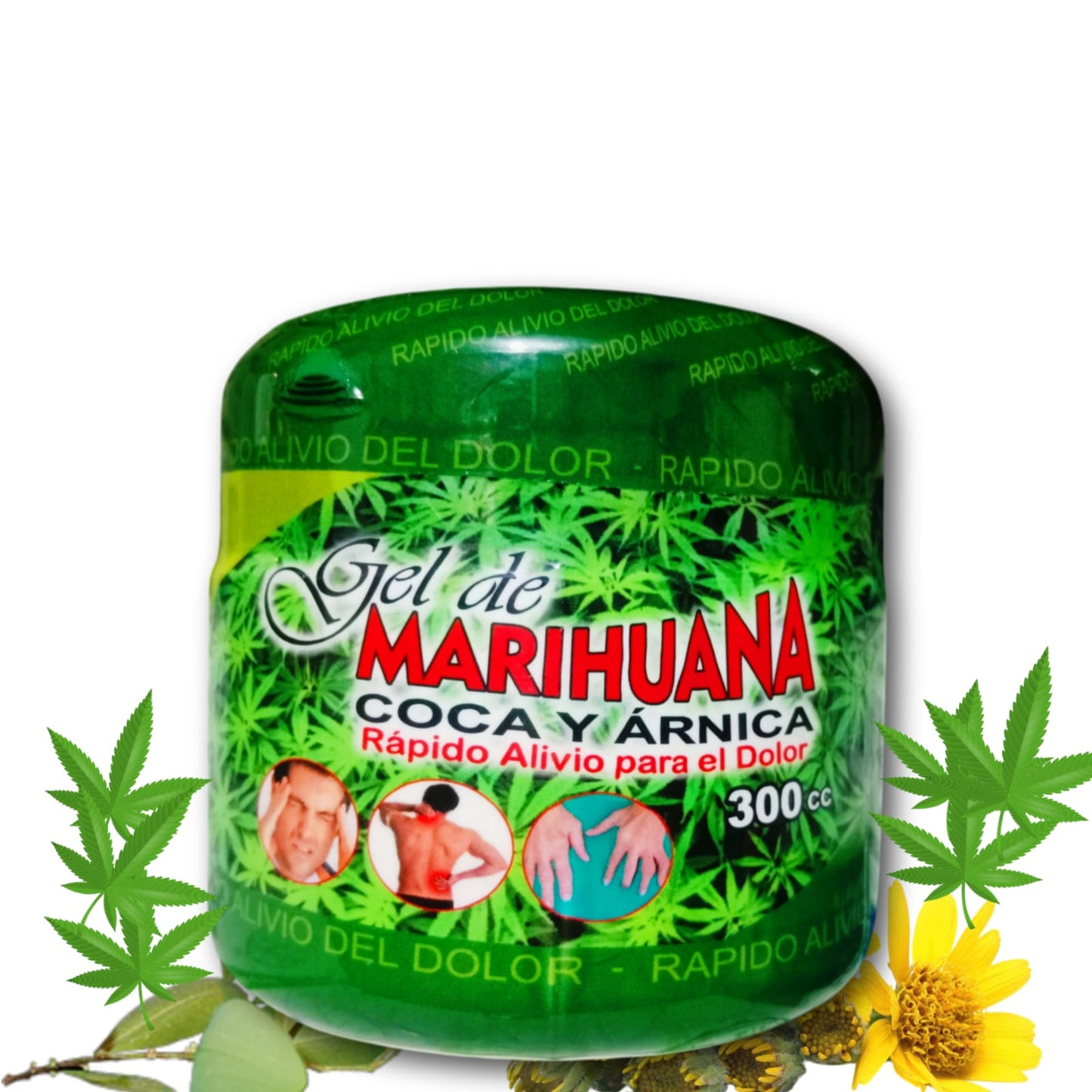 GEL DE MARIHUANA COCA Y ARNICA DE 300